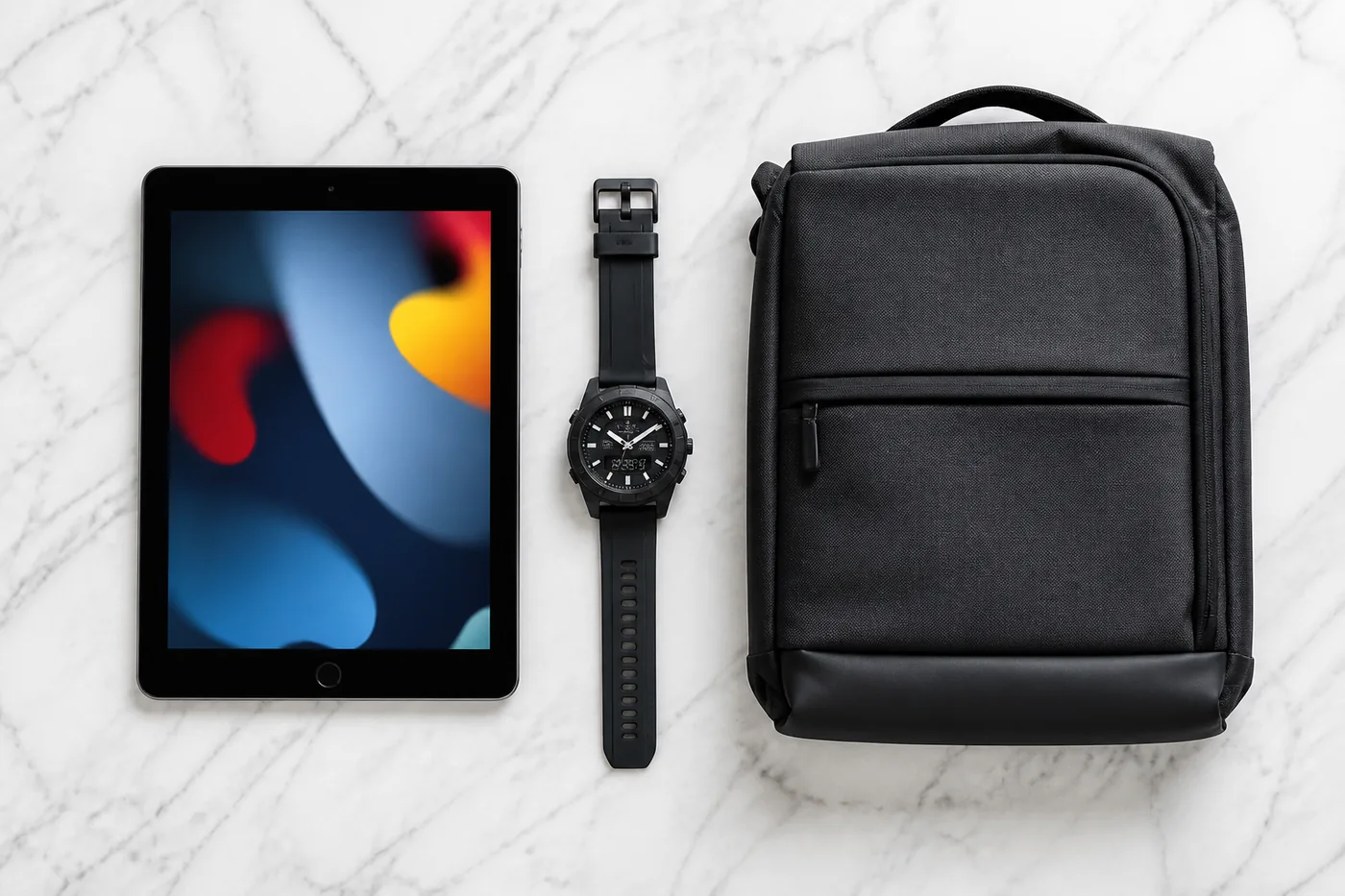 Prize options: refurbished iPad, smartwatch, and bag — allocated by milestone and rank
